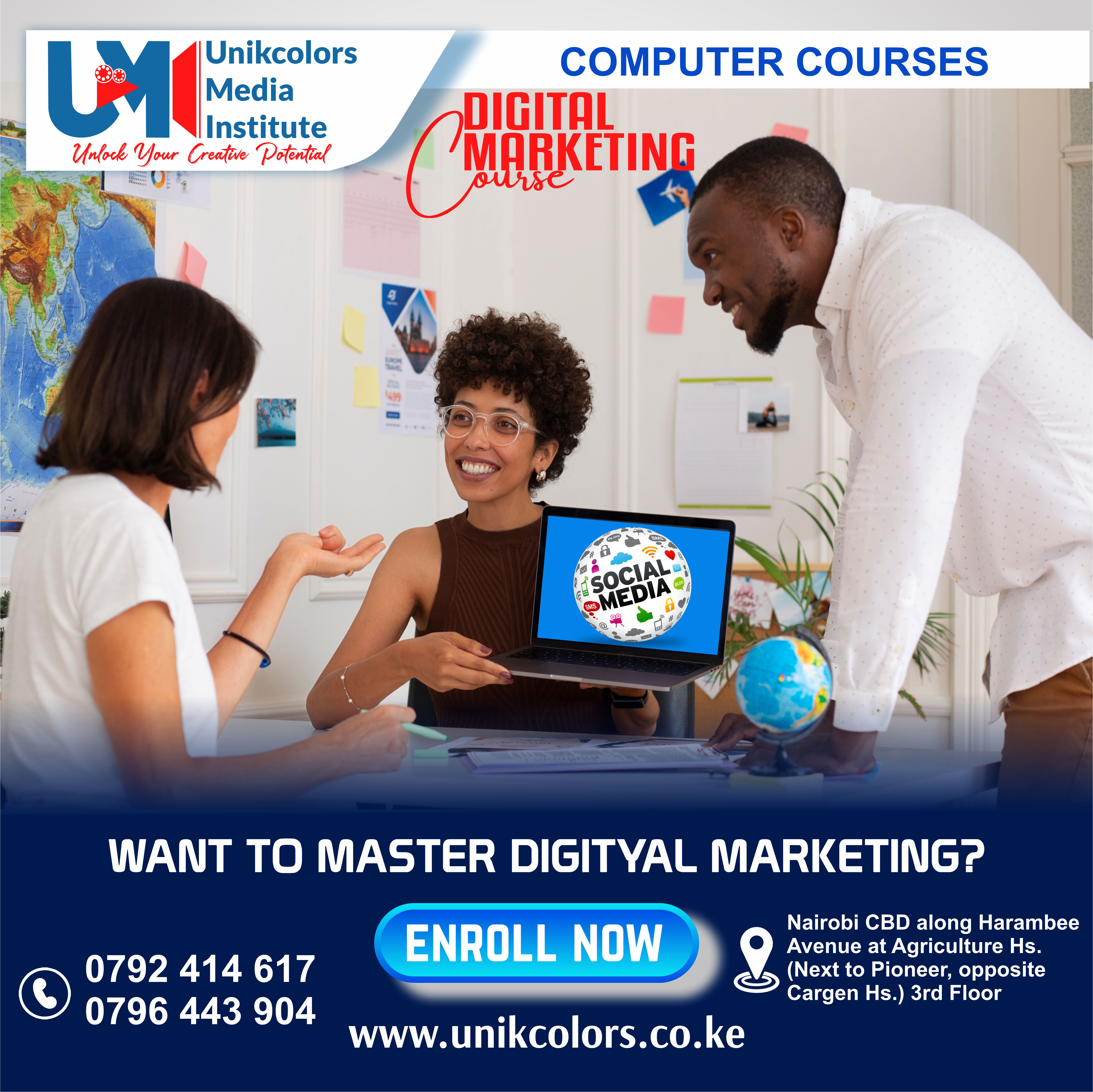 COMPUTER COURSES - DIGITAL MARKETING | GRAPHIC DESIGN | WEB DEVELOPMENT | COMPUTER PACKAGES COURSE